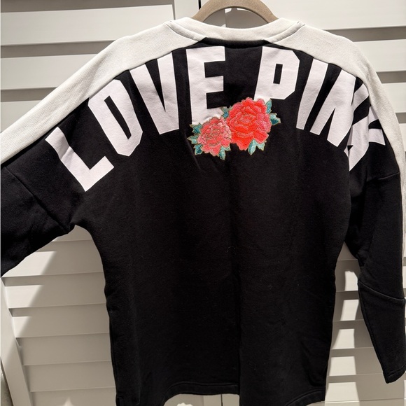 Victoria's Secret Black and White Lace-Up Top - Picture 5 of 6